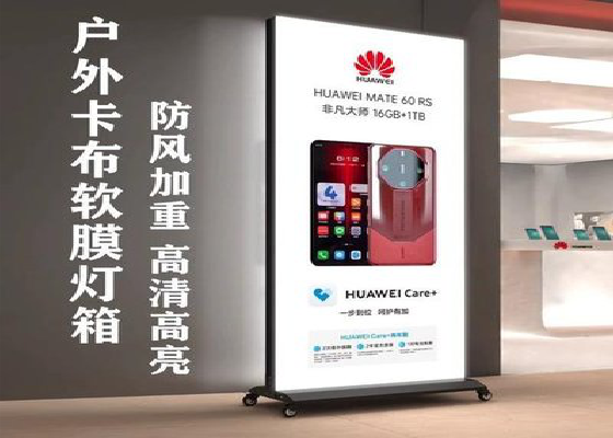 宜君户外防水灯箱的应用特点及适用范围。