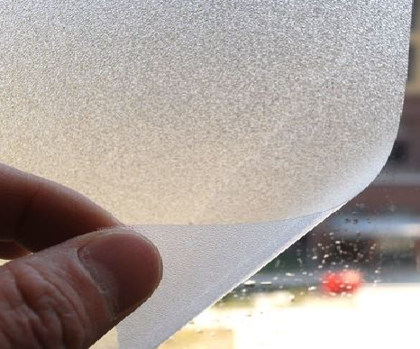 宜君玻璃门外面粘广告用什么材料好？